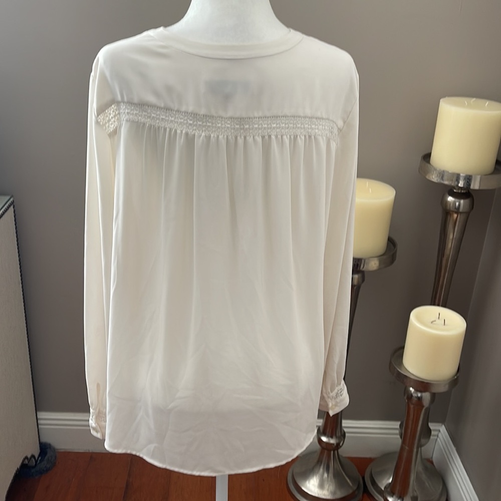 LOFT LACE DETAIL BLOUSE - Picture 4 of 7